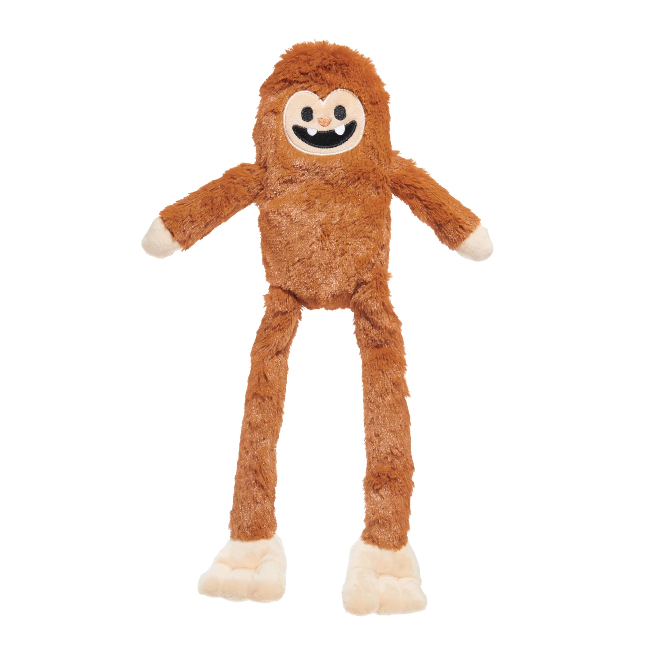 BarkBox Sasquatch Josh face avant montrant la peluche engageante et durable