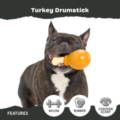 BarkBox chien tenant le jouet Paw+Jaw pour jeu autonome