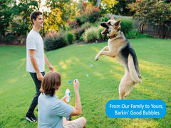 Barkin’ Good Bubbles bulles flottantes attirant l’attention et stimulant le chien