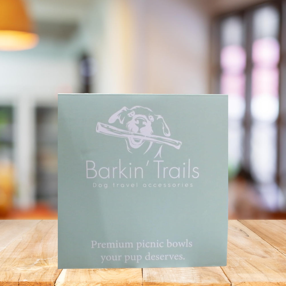 Barkin' Trails comparaison taille montrant capacité adaptée chiens moyens et grands