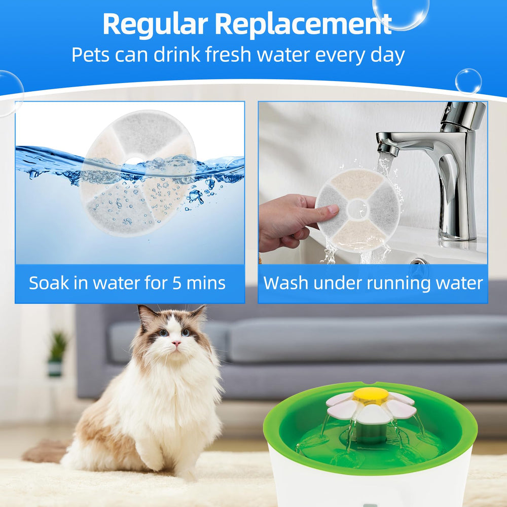 Barkios filtre installé dans une fontaine Catit 3L pour eau plus propre