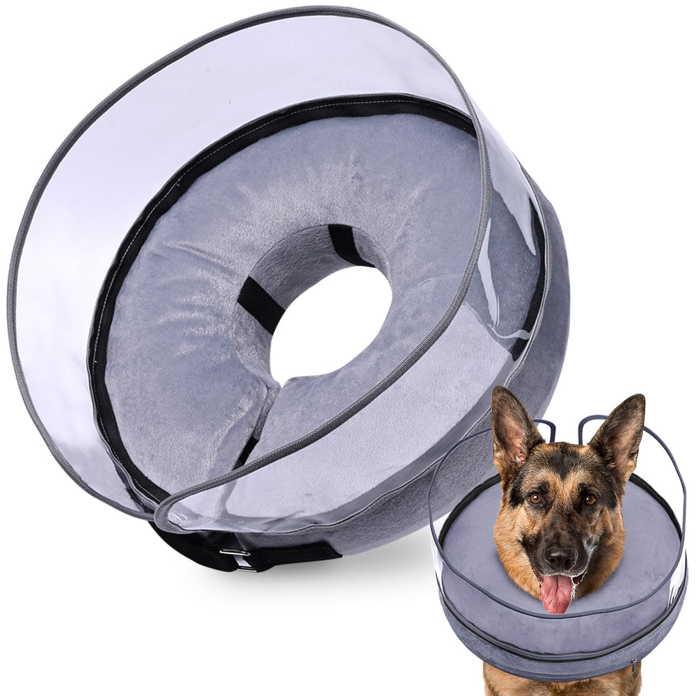 BARKLESS col gonflable face avant offrant protection et confort