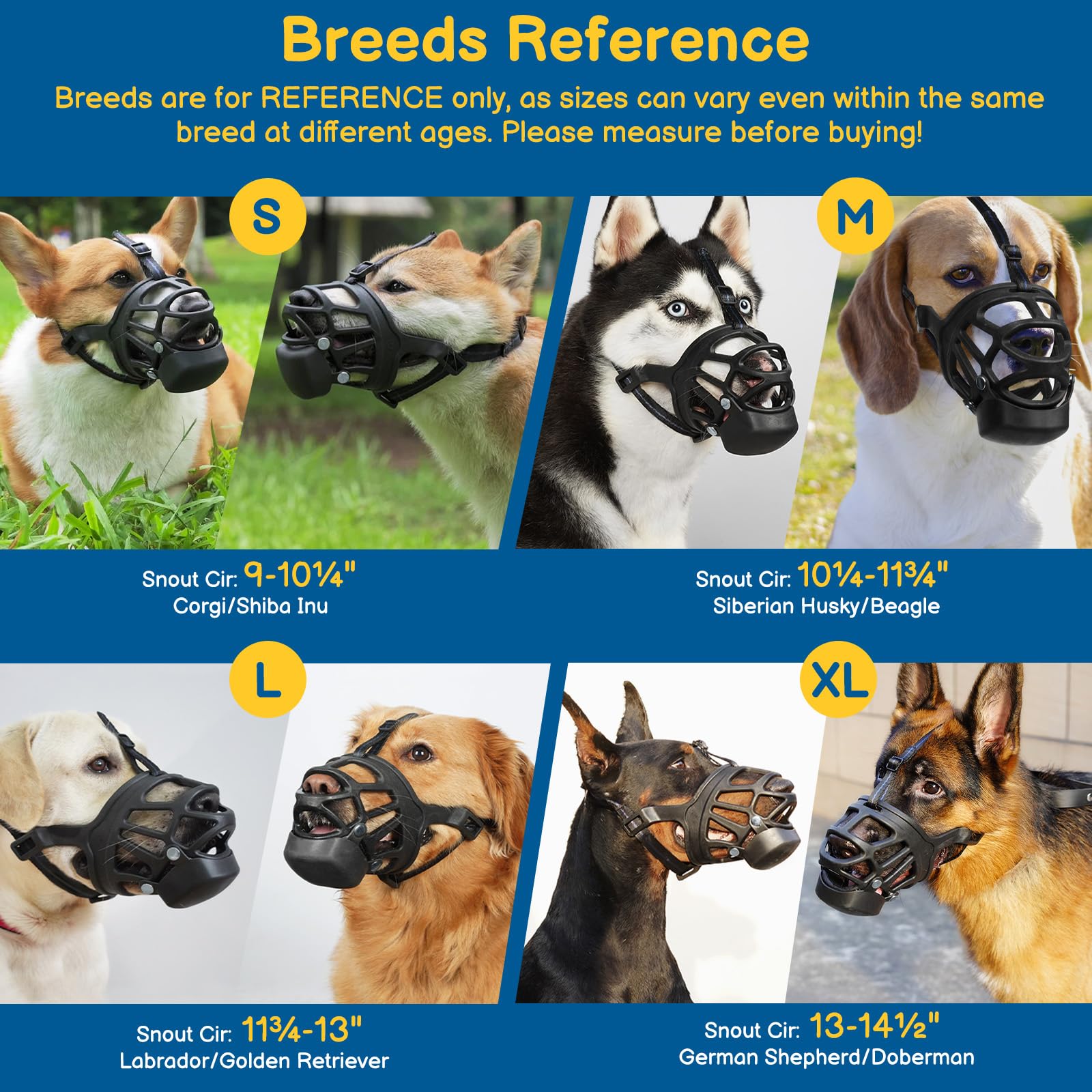 BARKLESS étiquette et instructions claires pour un ajustement sûr