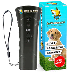 Barks No More vue de face montrant le design compact et facile à tenir