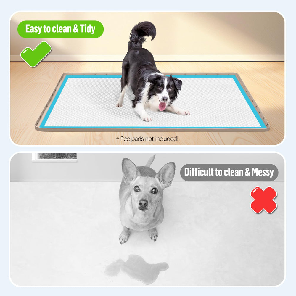 Plateau Bartuke en usage avec chiot, stabilité et accessibilité facilitées