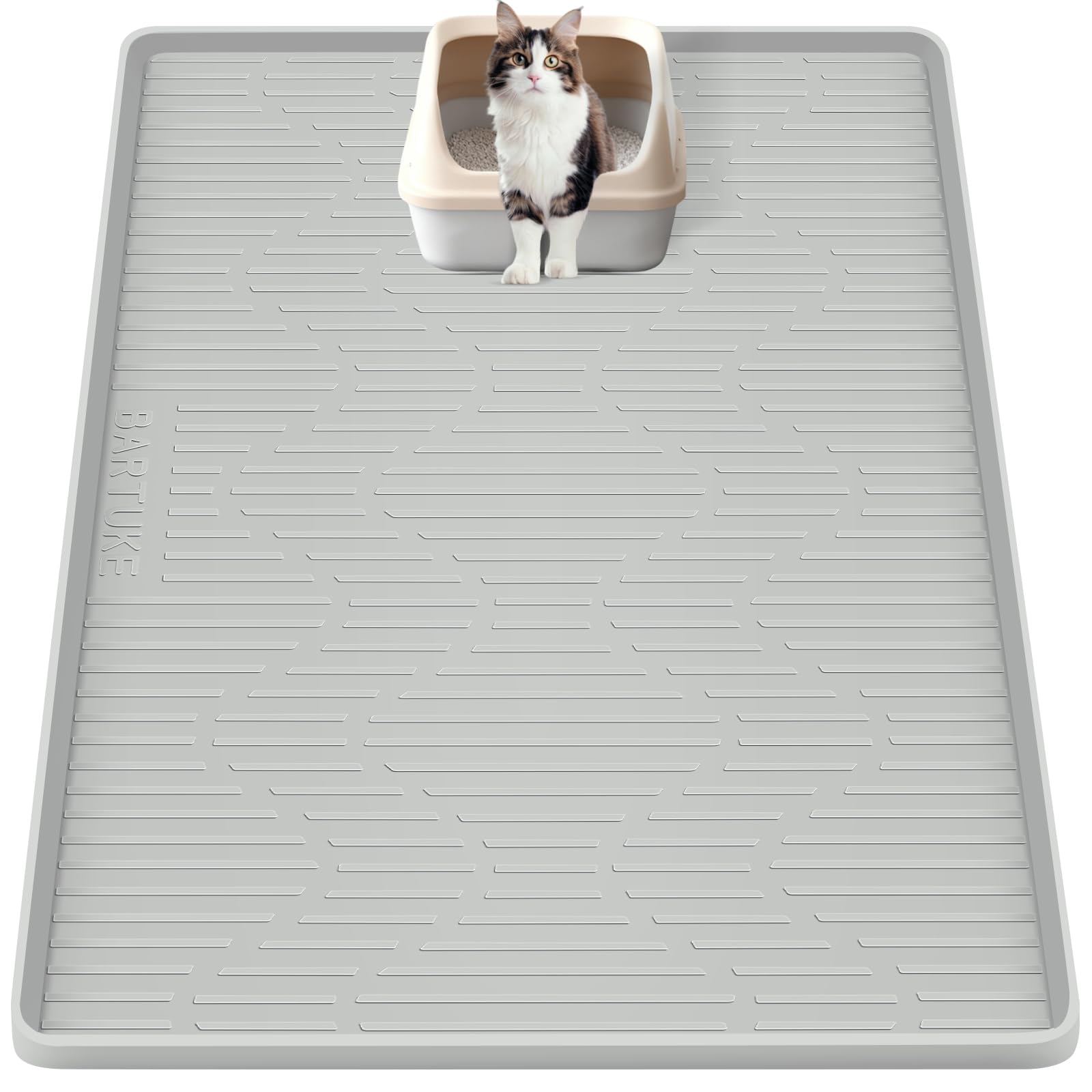 Bartuke tapis litière vue avant grande surface protège le sol