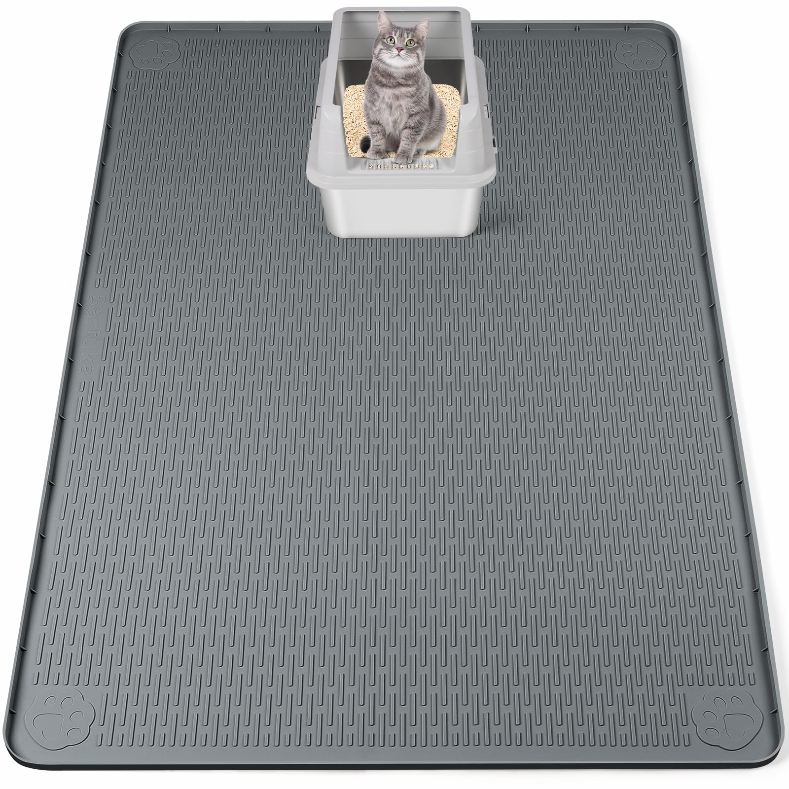Bartuke tapis litière face avant couvrant grande surface pour protection du sol