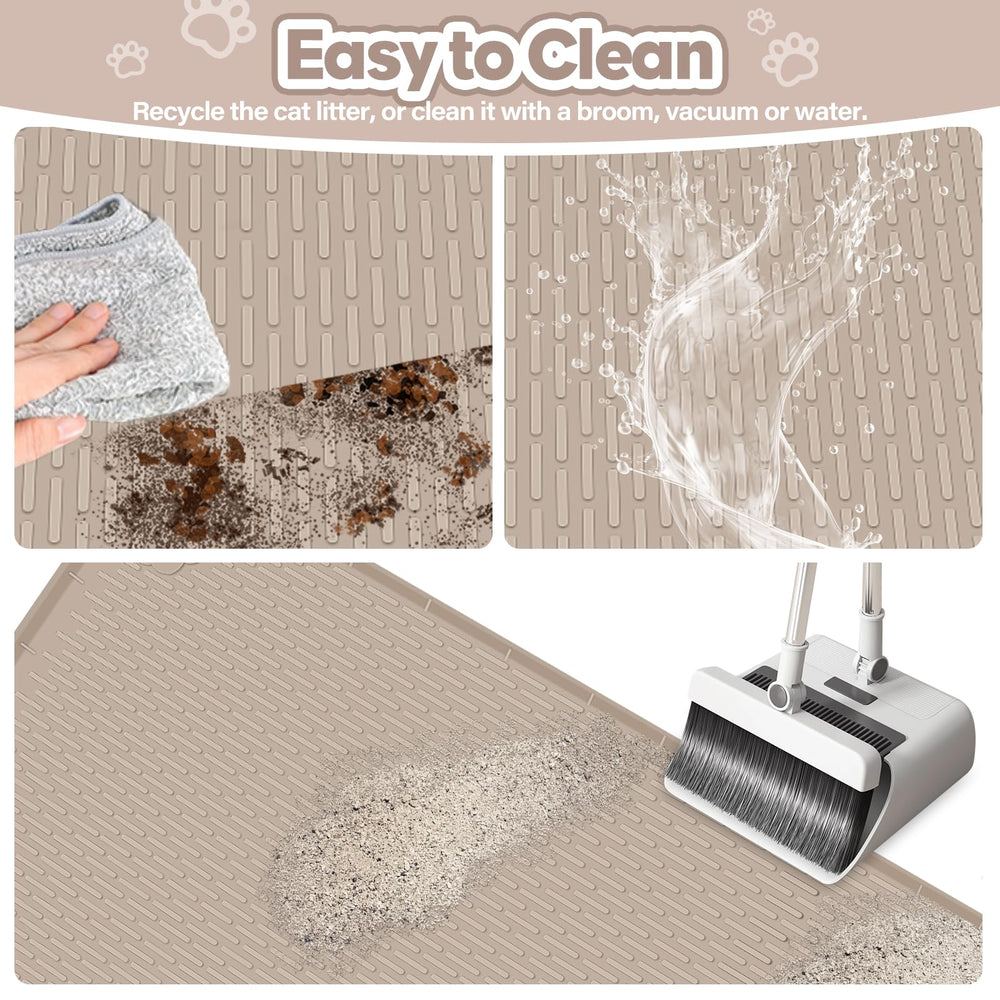 Bartuke souplesse et pliage du tapis en silicone, rangement et durabilité facilités