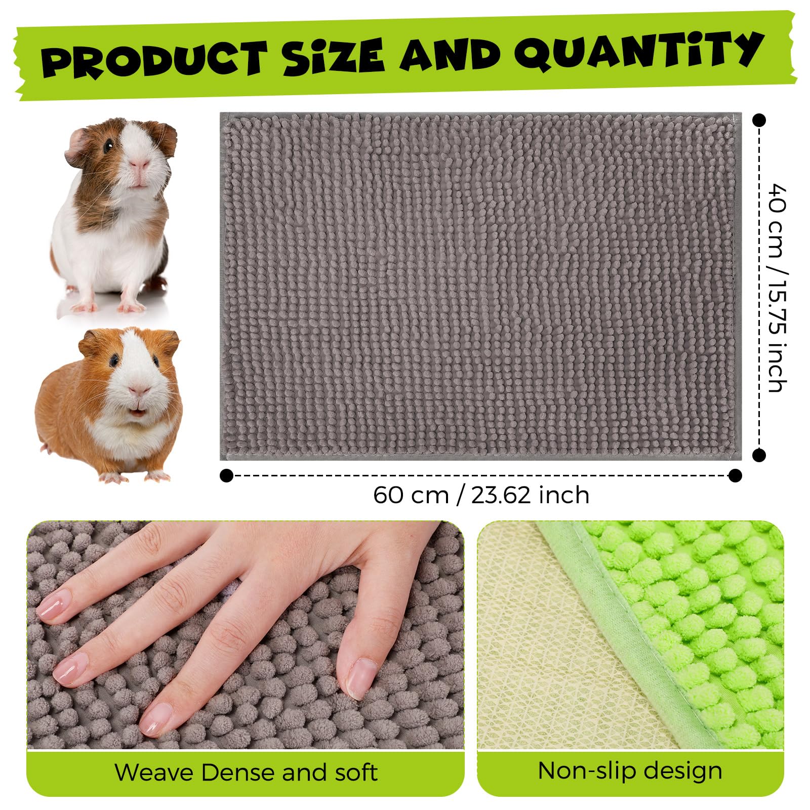 Barydat gros plan chenille microfibre illustrant douceur et absorption