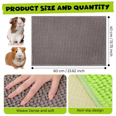 Barydat gros plan chenille microfibre illustrant douceur et absorption