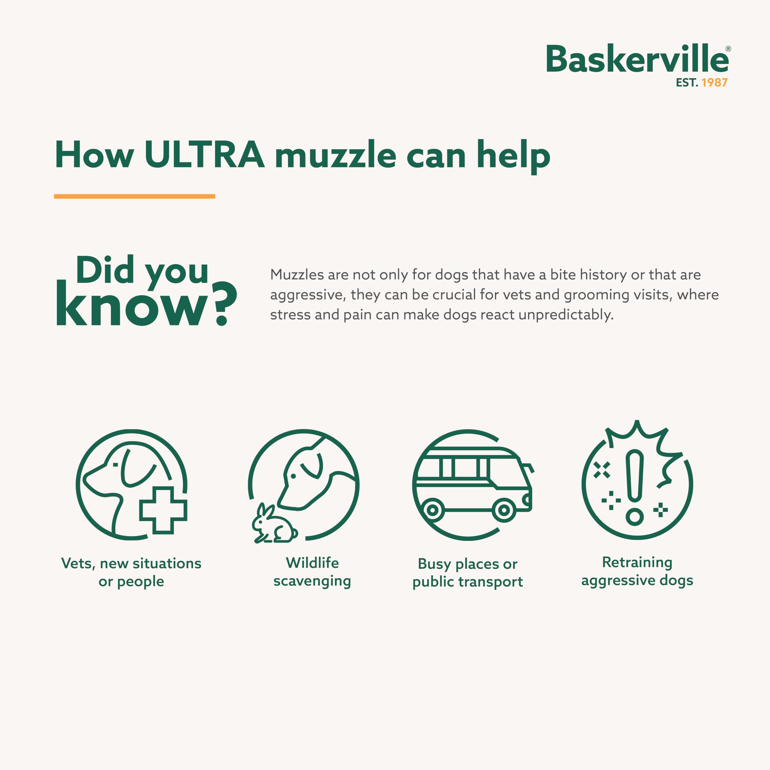 Baskerville ULTRA gros plan matériau TPR durable et lavable