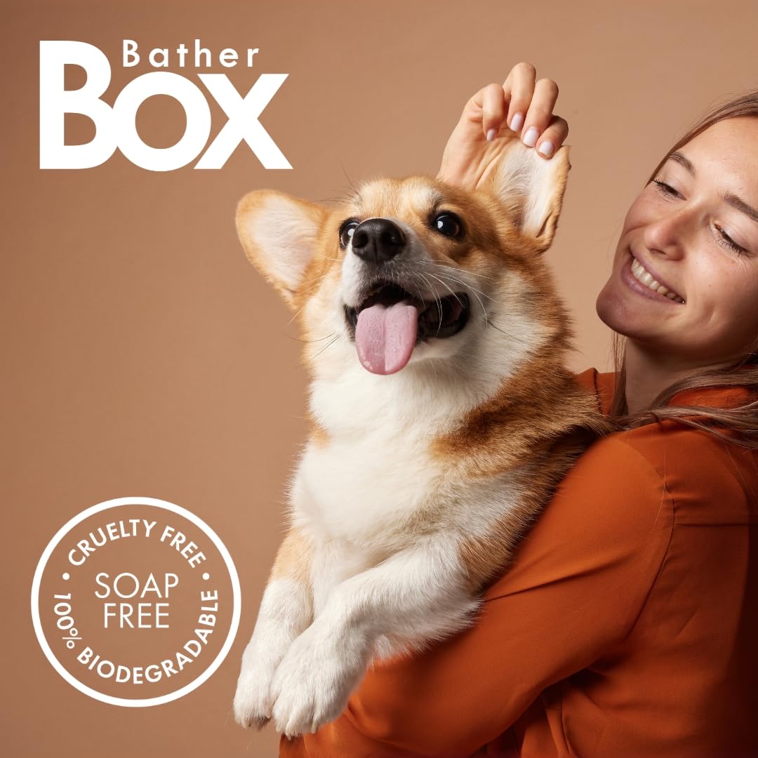 BatherBox application sur chien pour démêler et adoucir le pelage