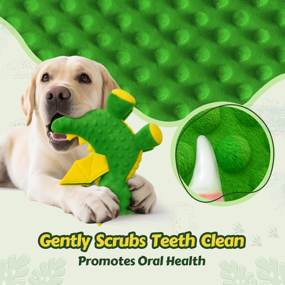 BBeary dragon texture peluche douce offrant massage gingival confortable