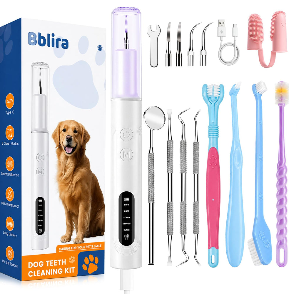 Bblira emballage et contenu montrant kit complet pour hygiène dentaire