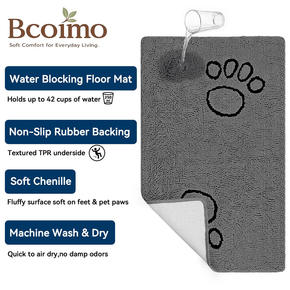 Bcoimo tapis en usage avec chien garde propreté maison