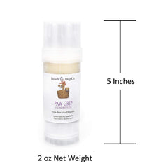 Gros plan texture Paw Grip Beach & Dog Co montrant cire protectrice