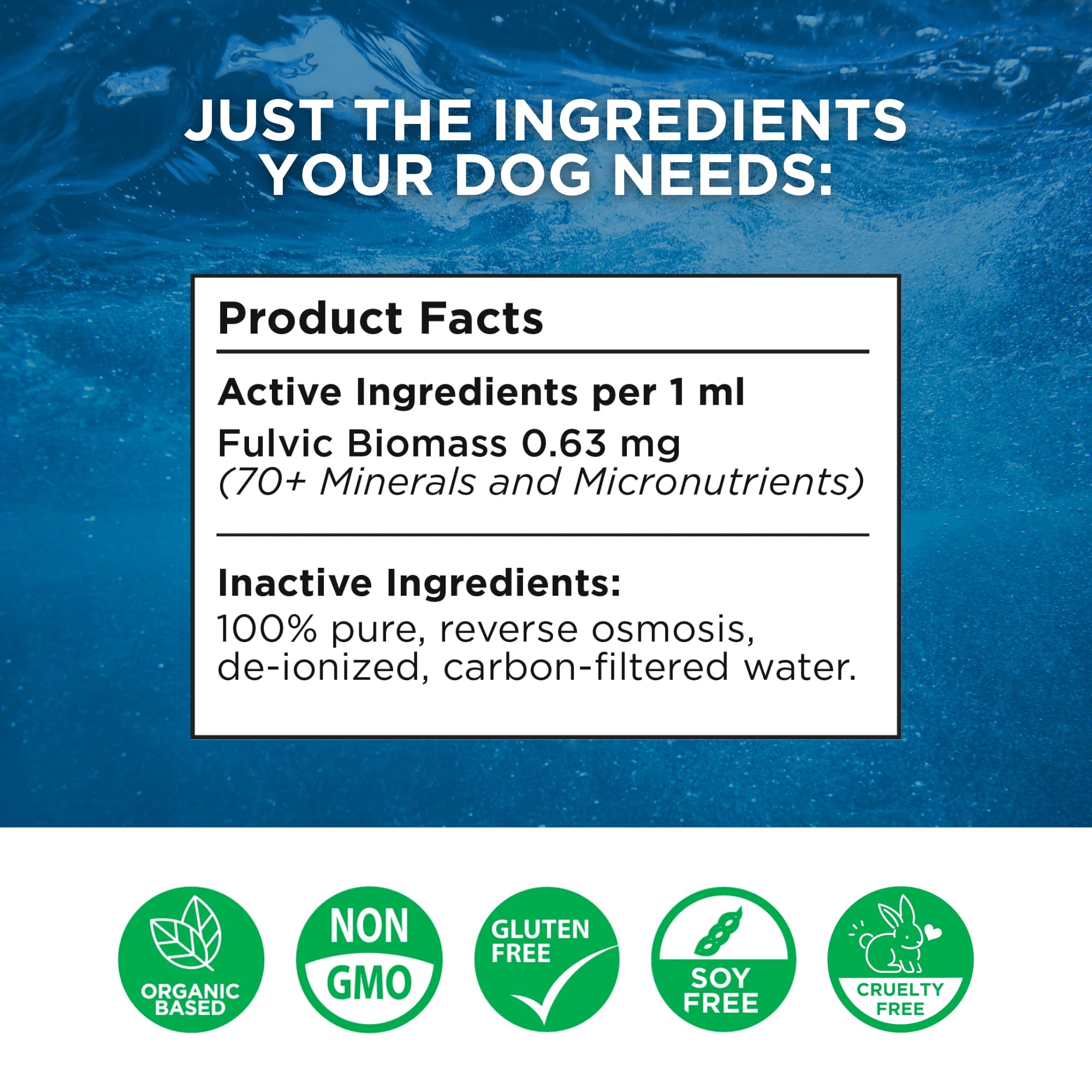 BEAM Minerals détail de l'étiquette illustrant ingrédients naturels et pureté