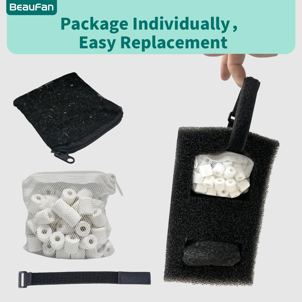 beaufan kit installé dans filtre Fluval Flex démonstration d’usage facilité entretien régulier