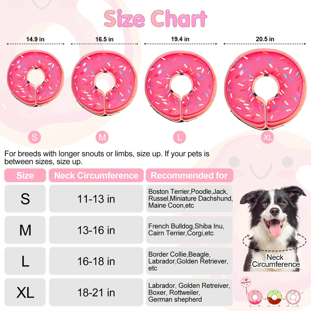 BEAUTYZOO collerette pendant que l’animal mange facilite alimentation