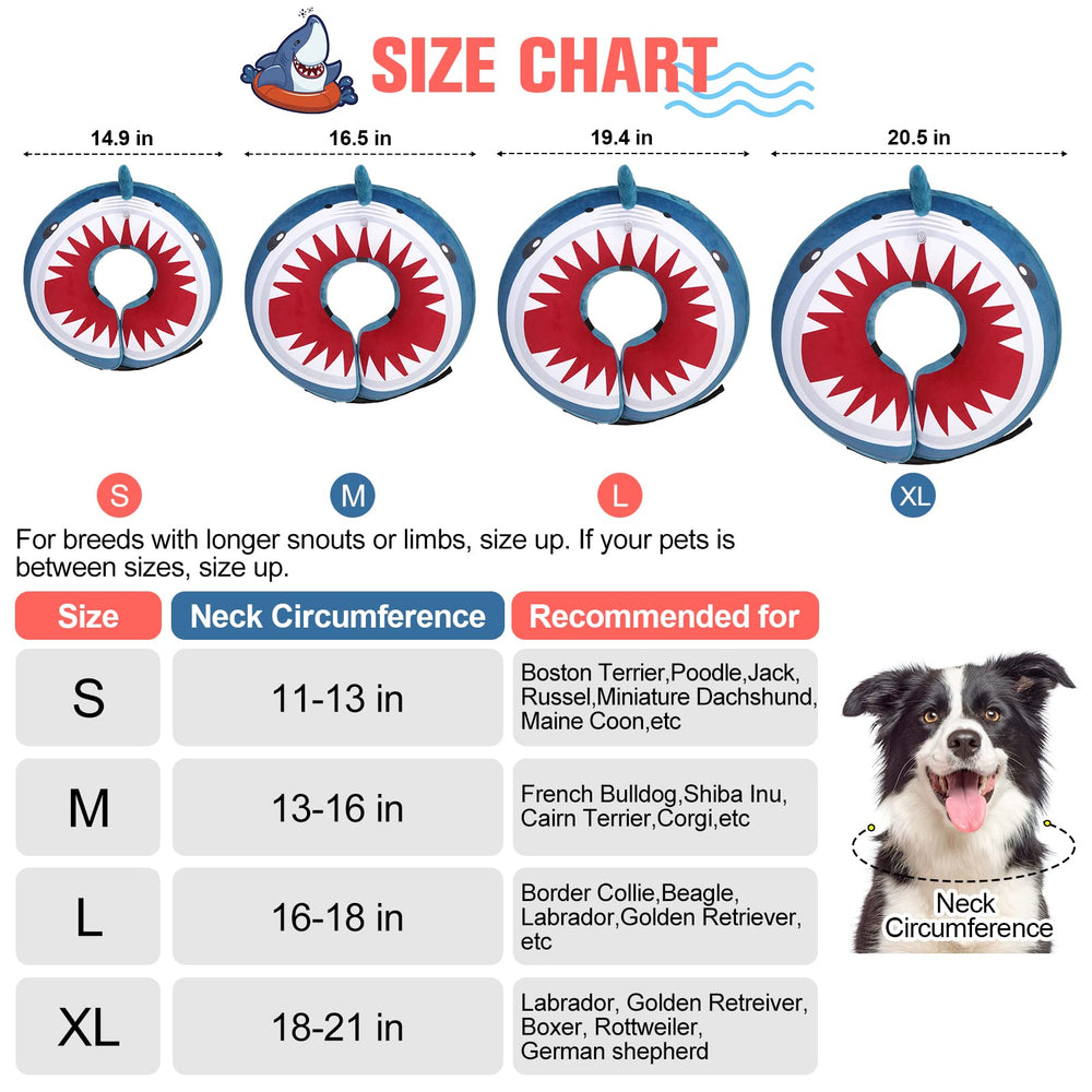 BEAUTYZOO collier en usage chien mange librement sans gêne