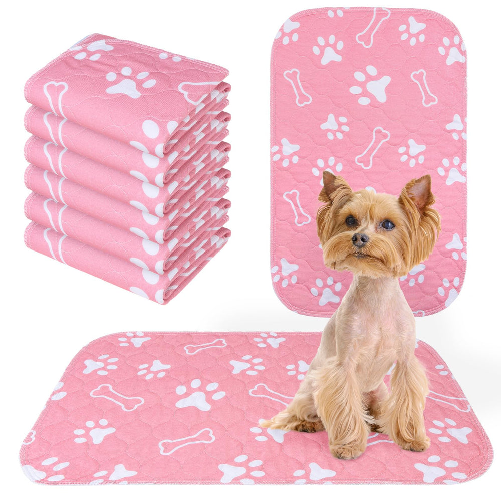 BEAUTYZOO vue avant du pack rose montrant six tapis réutilisables et praticité