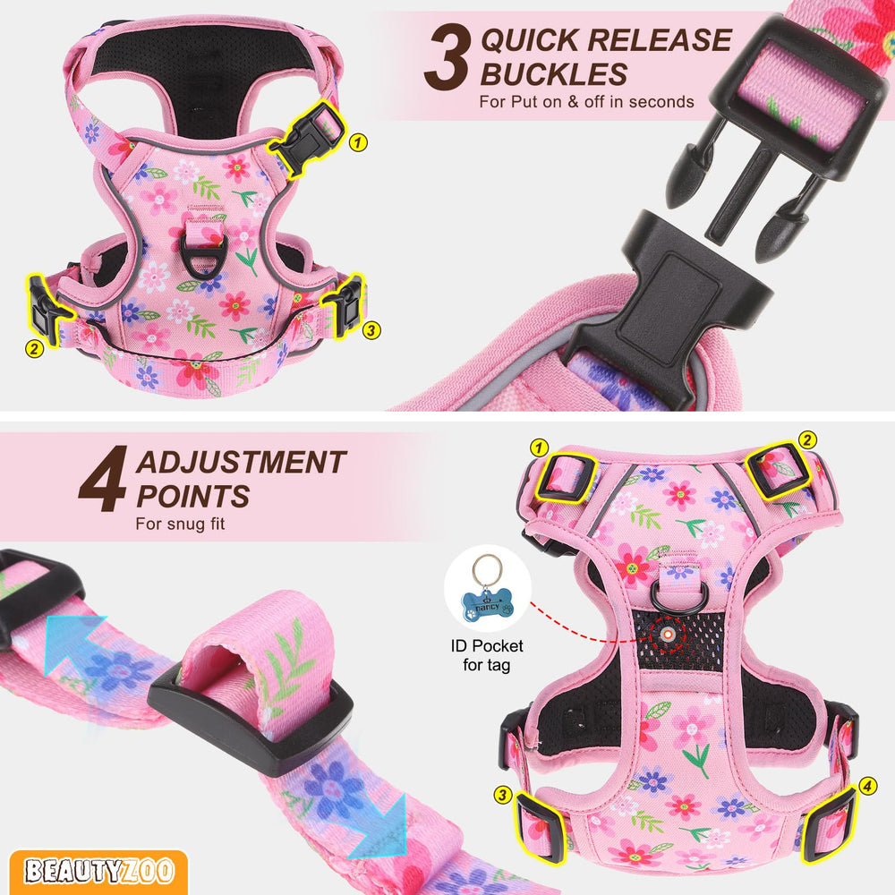 BEAUTYZOO laisse avec mousqueton 360° pour attache sûre