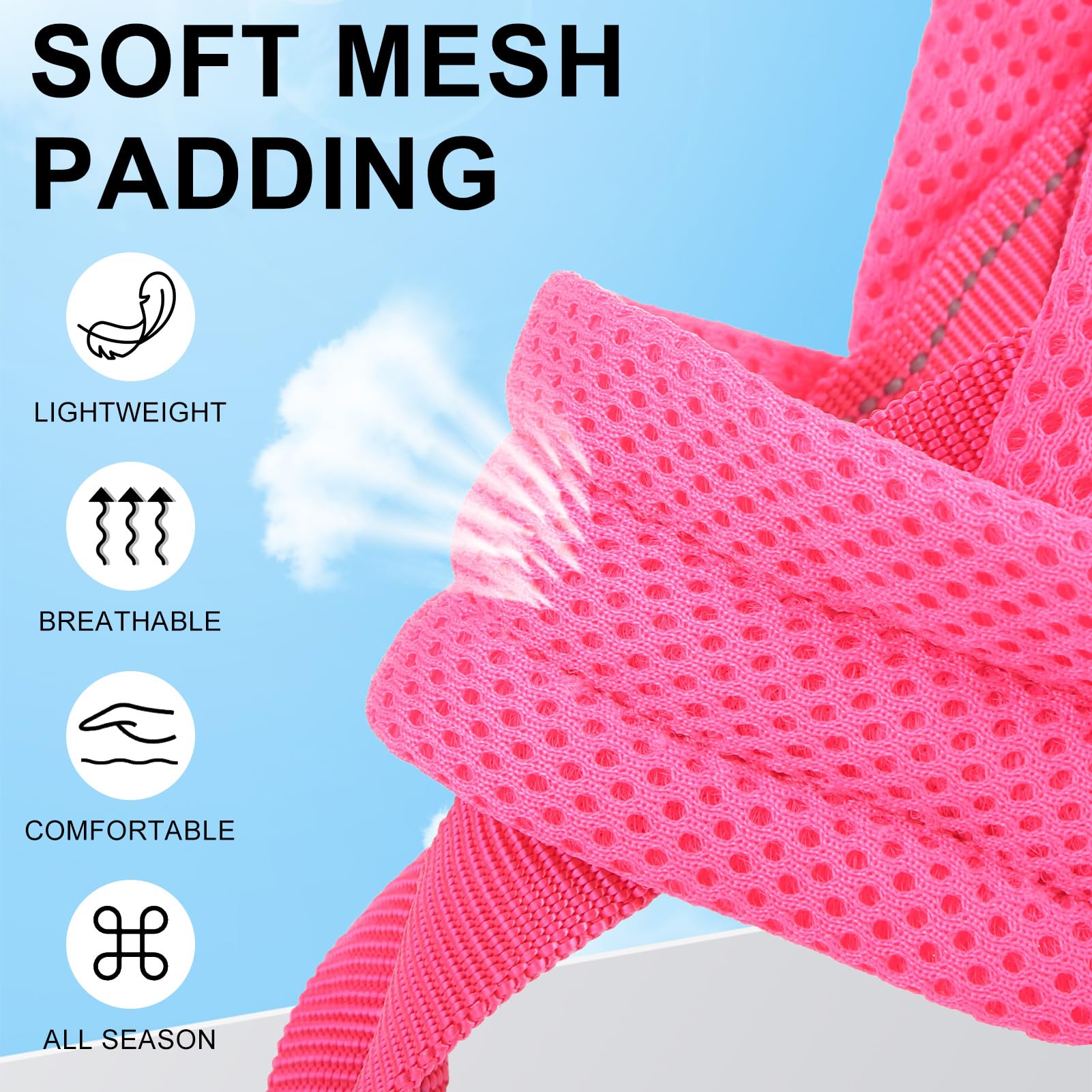 BEAUTYZOO gros plan sur mousse mesh offrant confort et réduction des frottements