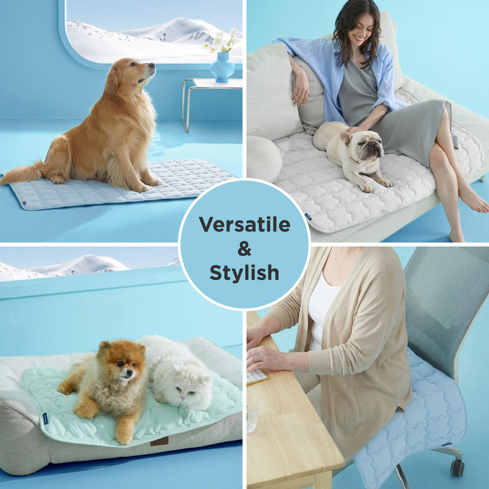 Bedsure ArcticMax installé en voiture pour voyages plus frais et sereins