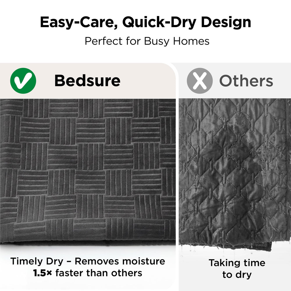 Bedsure bord et coutures solides garantissant durabilité
