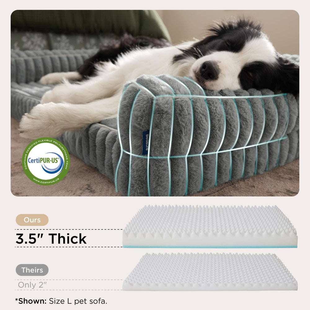 Bedsure bord rembourré mis en avant, appui de la tête pour détente
