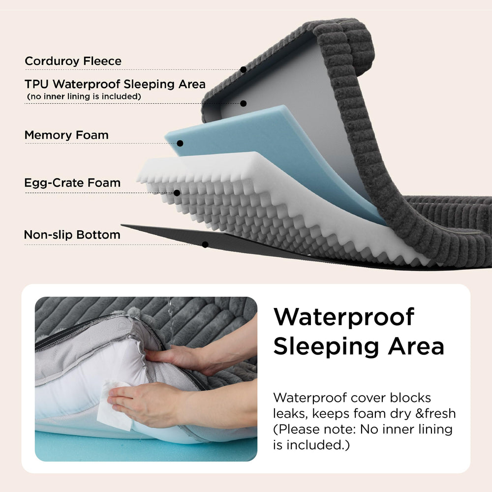 Bedsure rebords rembourrés pour appui tête et sécurité renforcée