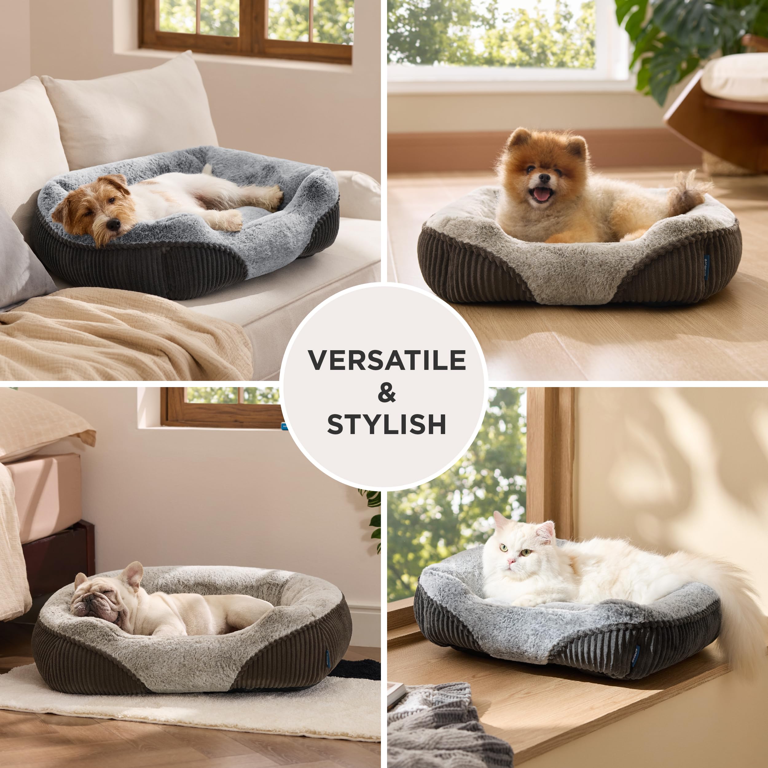 Bedsure comparaison taille avec objet montrant dimensions exactes