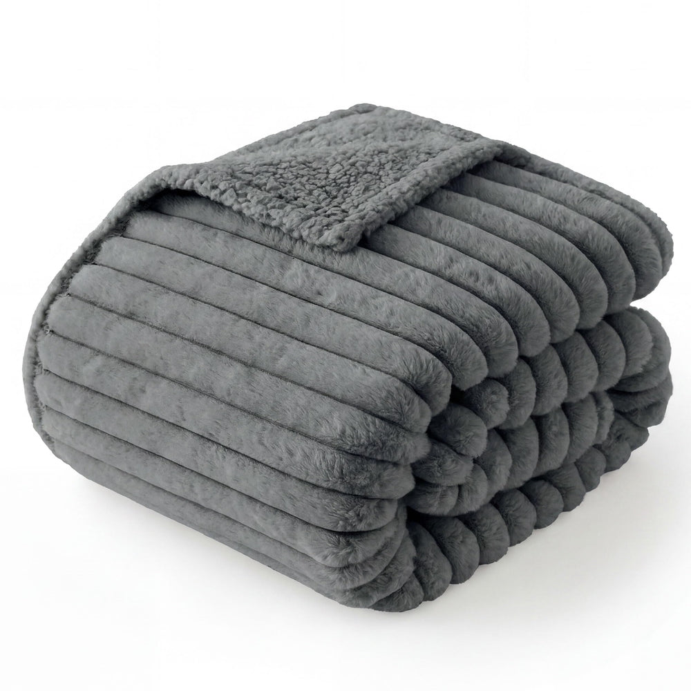 Bedsure couverture devant montrant couleurs et taille, protection pratique