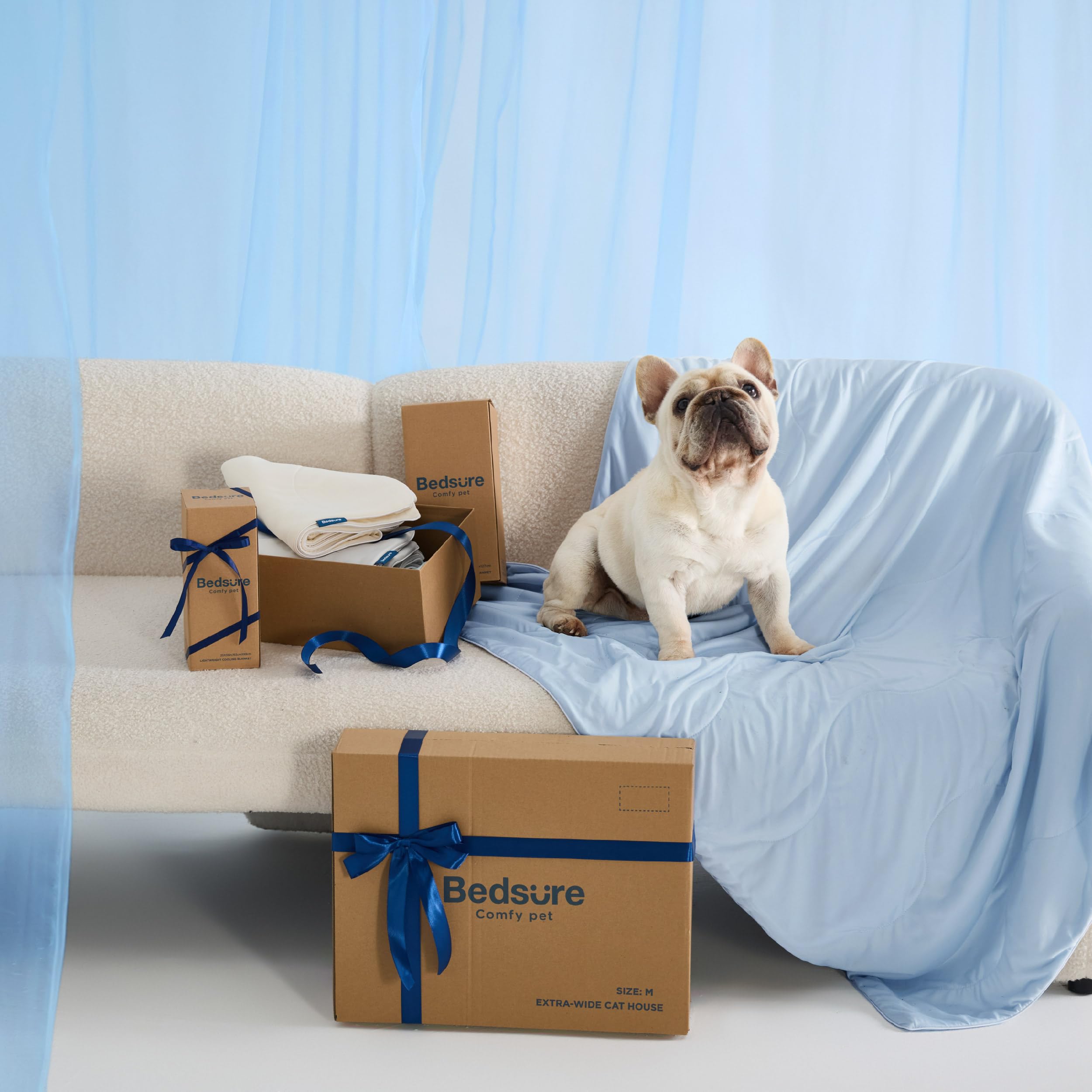Bedsure présentation des différentes couleurs disponibles pour assortir la maison
