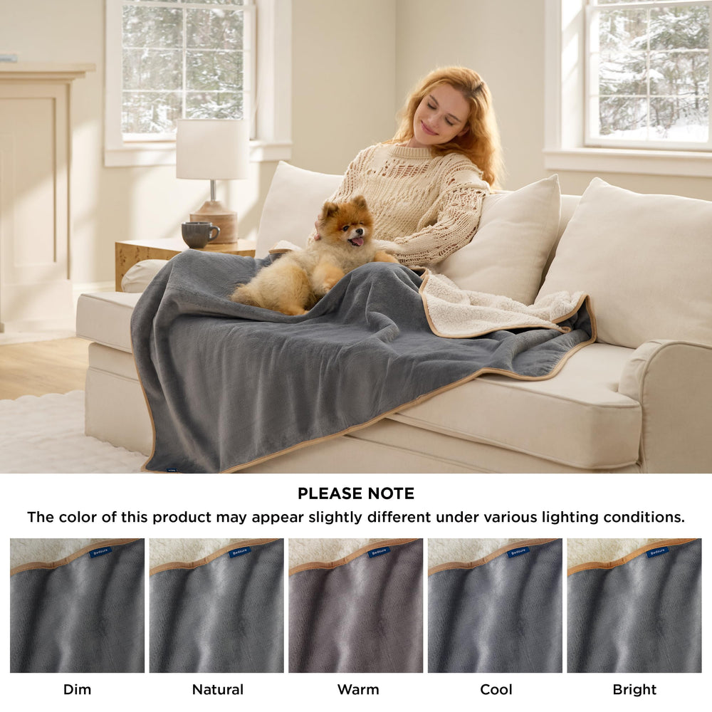 Bedsure bords et coutures renforcés pour durabilité et résistance