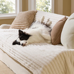 Bedsure couverture verso sherpa crème offrant douceur et chaleur