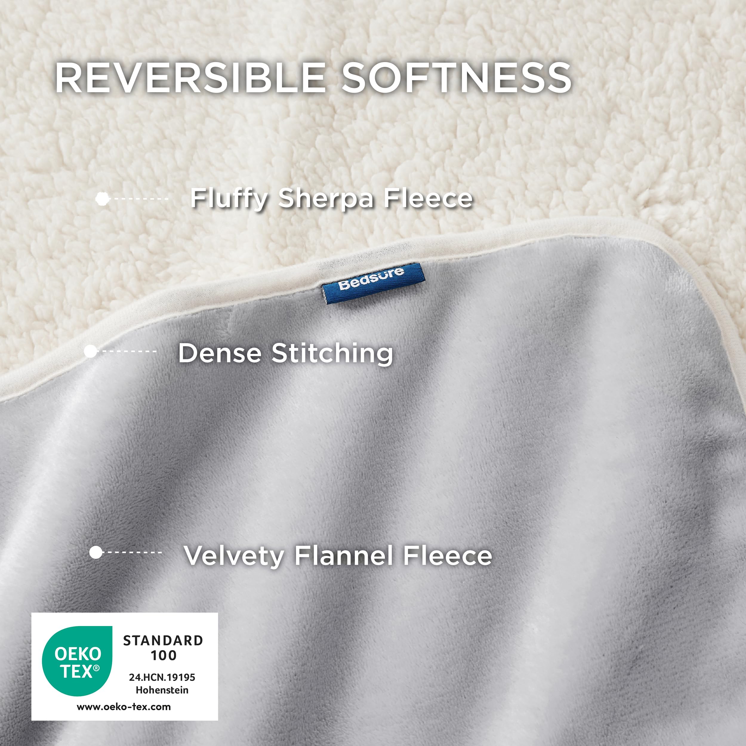 Bedsure coutures renforcées pour meilleure durabilité et étanchéité