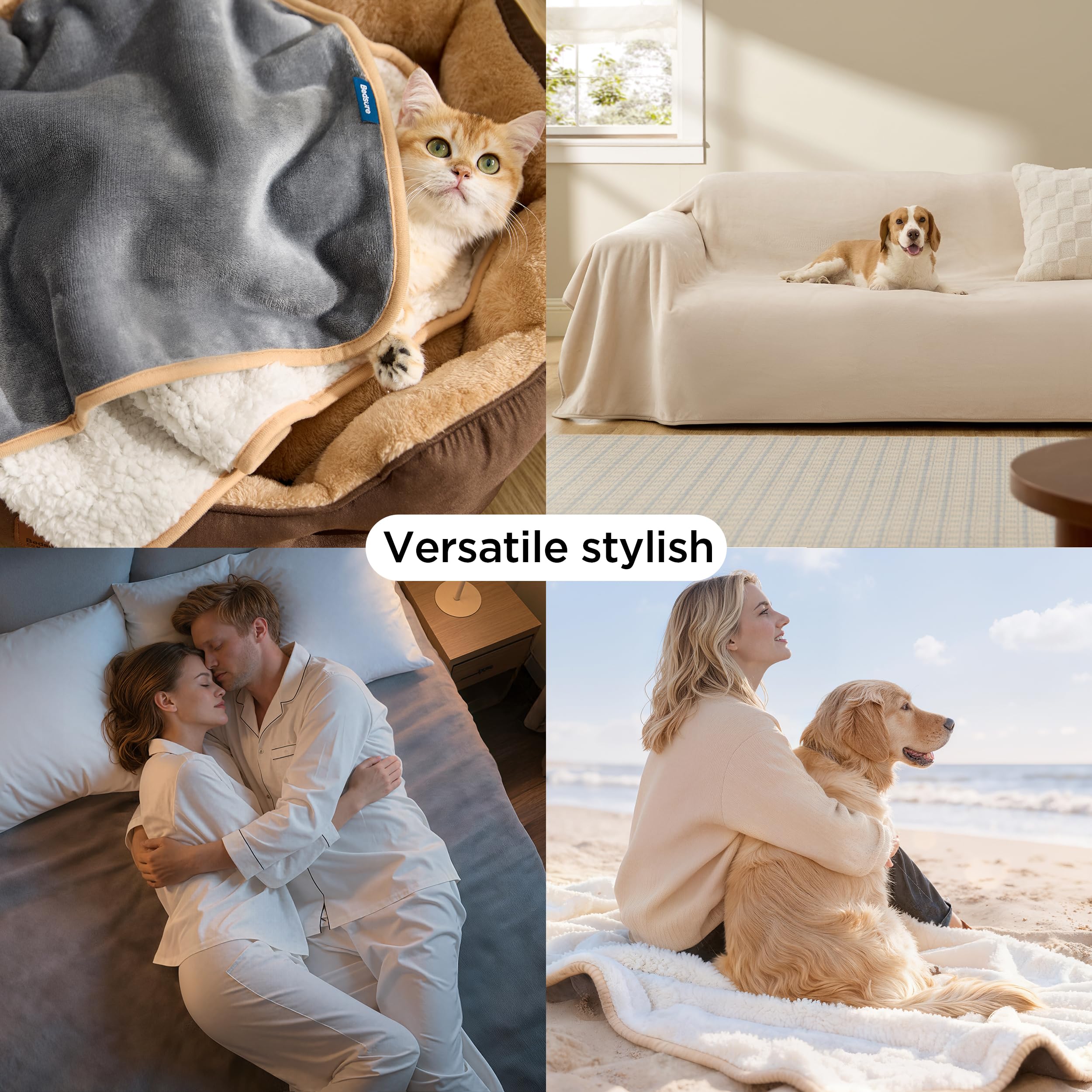 Bedsure couverture prête pour lavage entretien simple et rapide