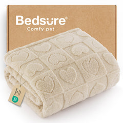 Bedsure vue face avant montrant coupe 30x40 et confort moelleux