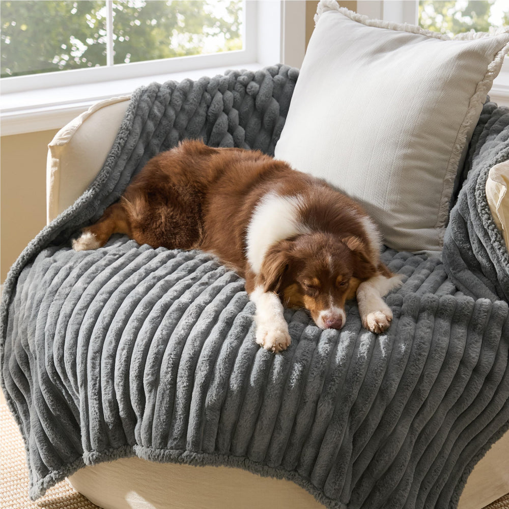 Bedsure couverture face corduroy résistante protégeant tissus et décor