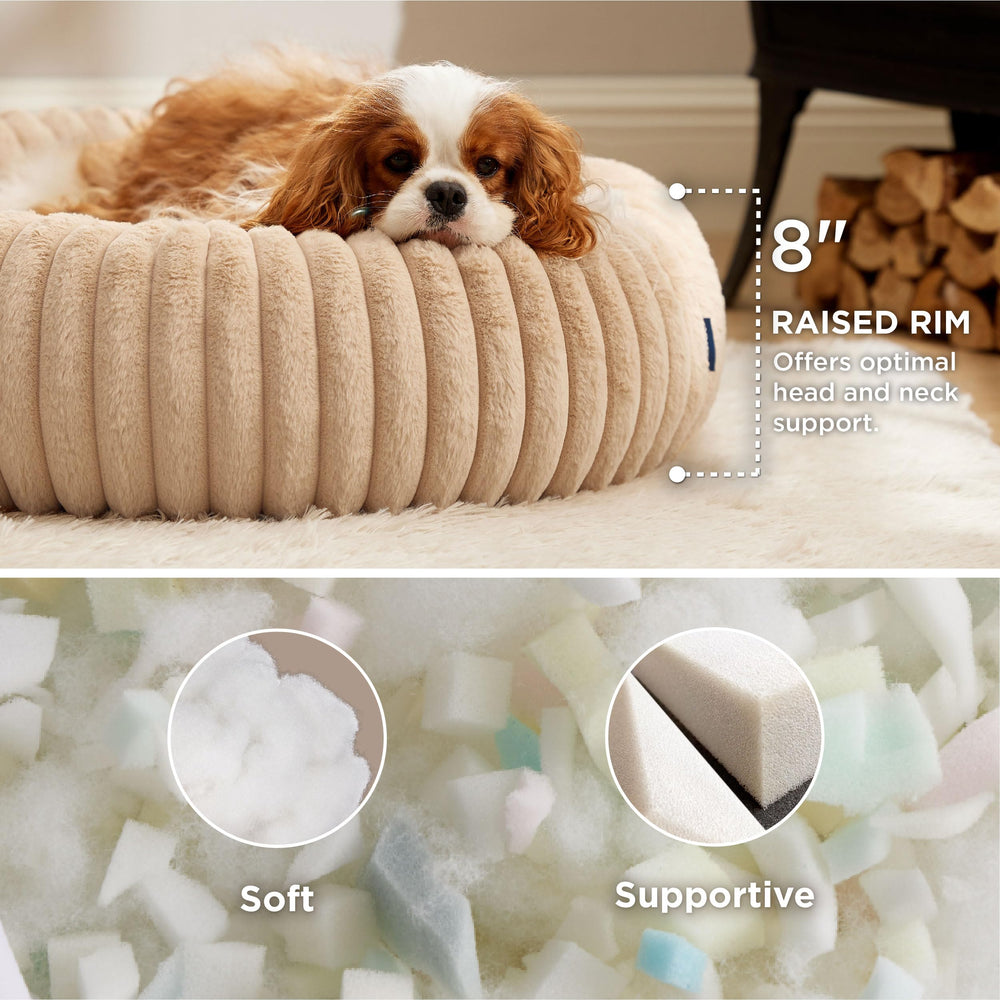 Bedsure texture de la fausse fourrure en gros plan douceur isolante