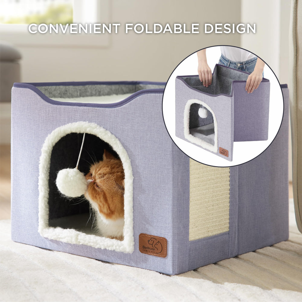Bedsure détail du griffoir en sisal stimulant griffades saines et durables