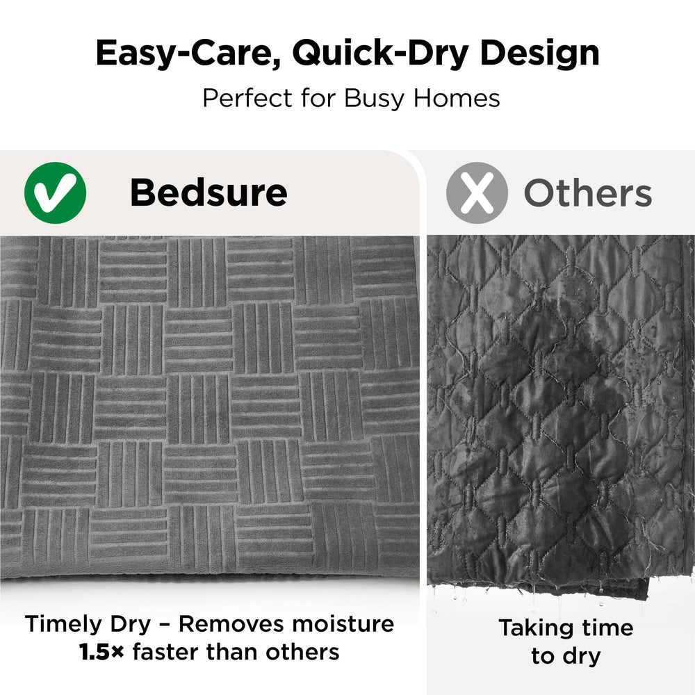 Bedsure dos lisse sans caoutchouc préservant revêtement canapé