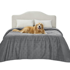 Bedsure housse face avant 82x82IN montrant protection et style