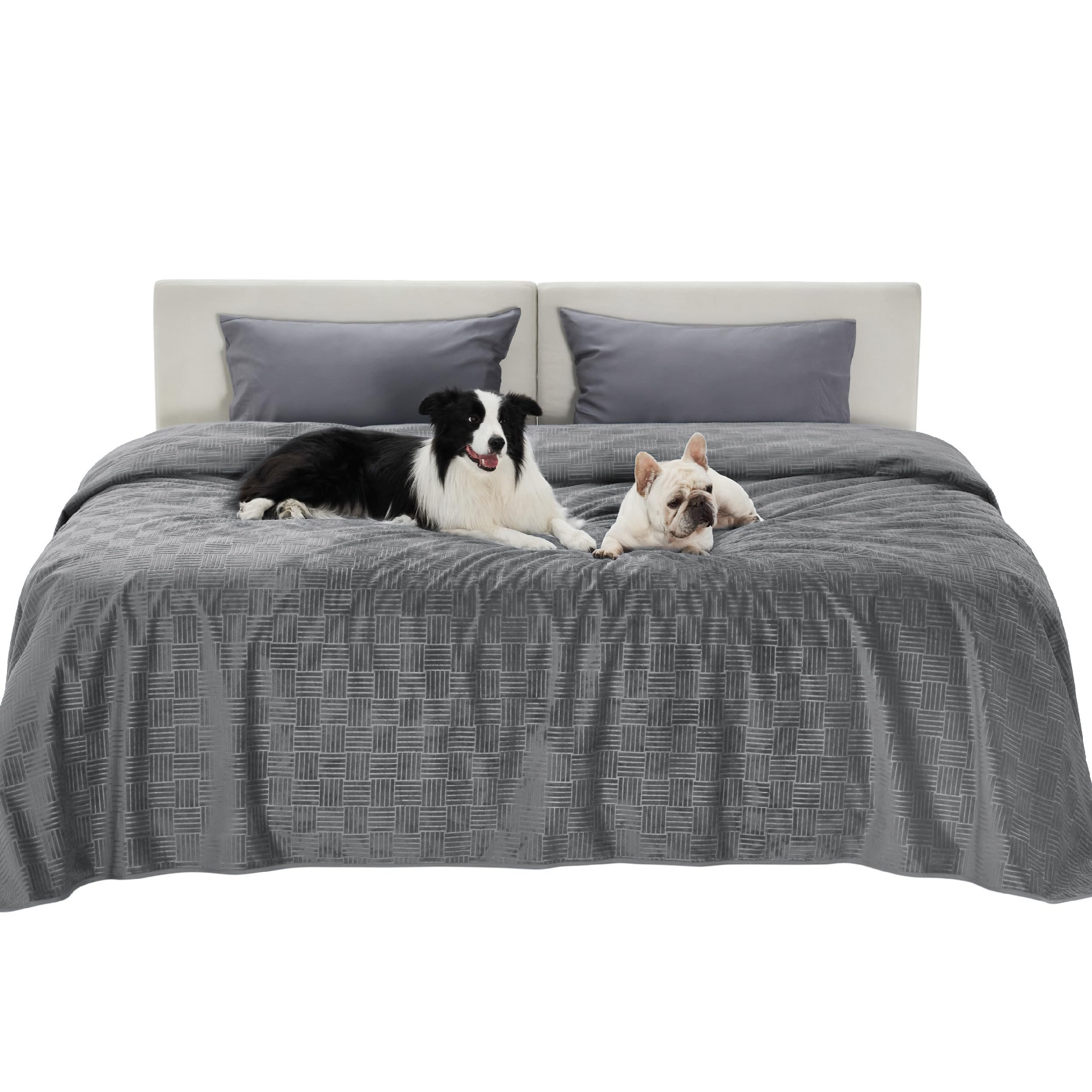 Bedsure housse face avant montrant protection et design moderne