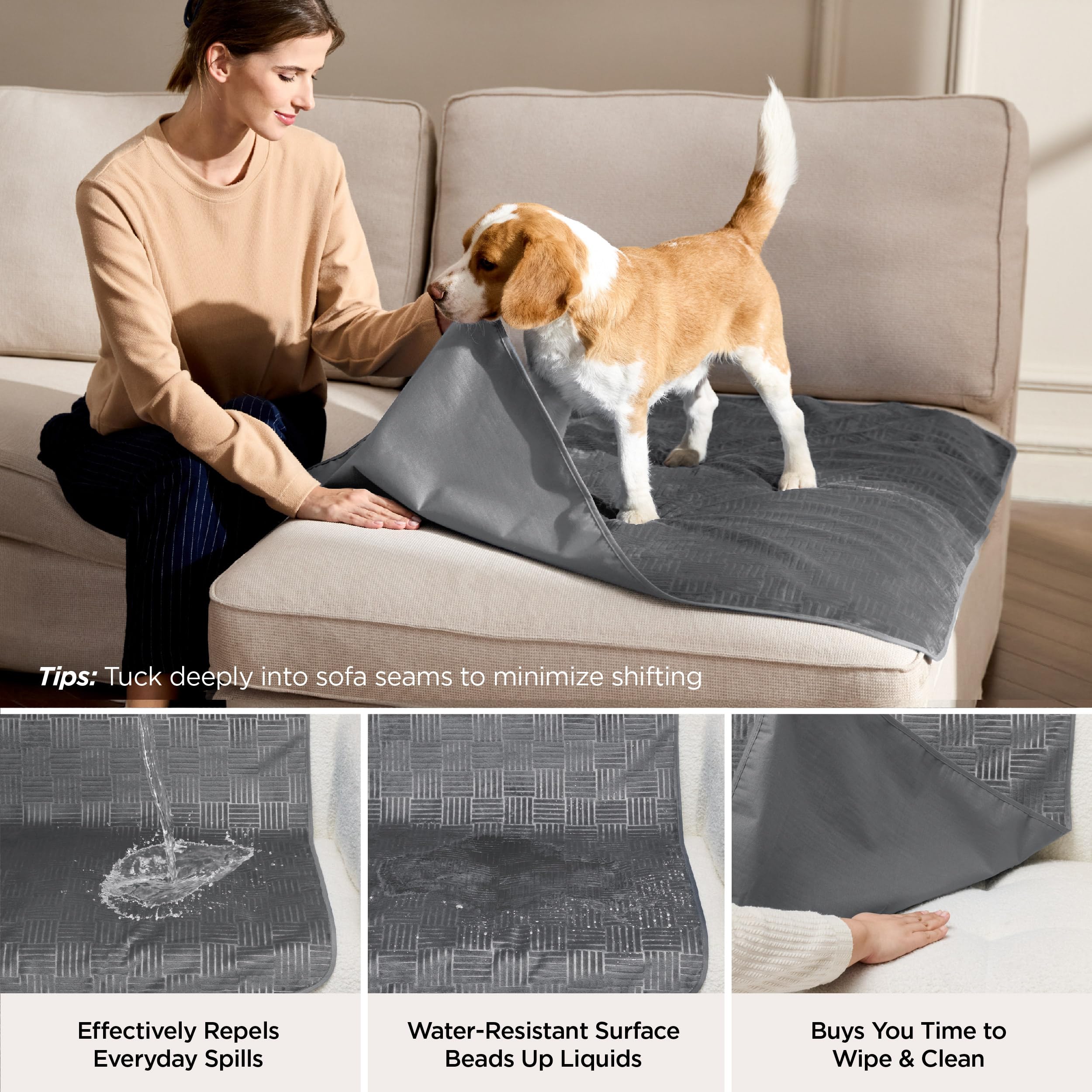 Bedsure gros plan velours cristal doux et confortable pour animaux