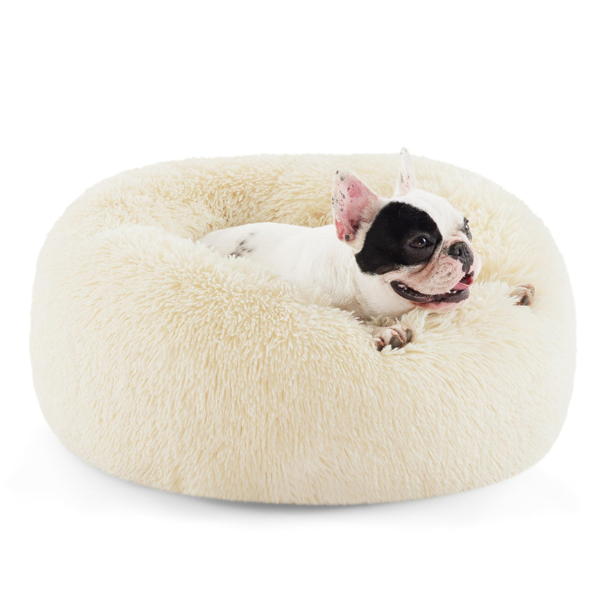 Bedsure lit donut face visible, confort moelleux et design apaisant