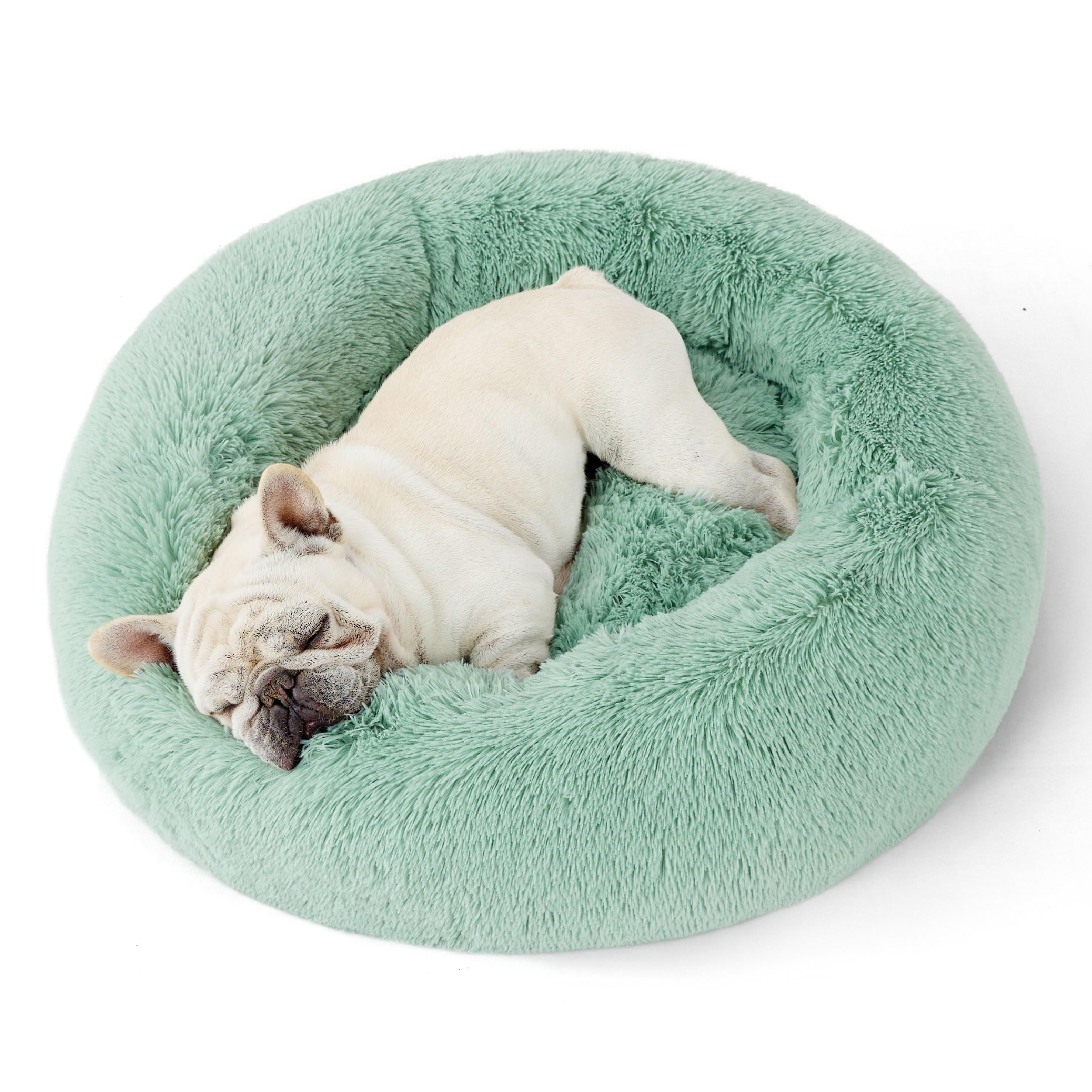 Bedsure lit donut vue face montrant confort et design