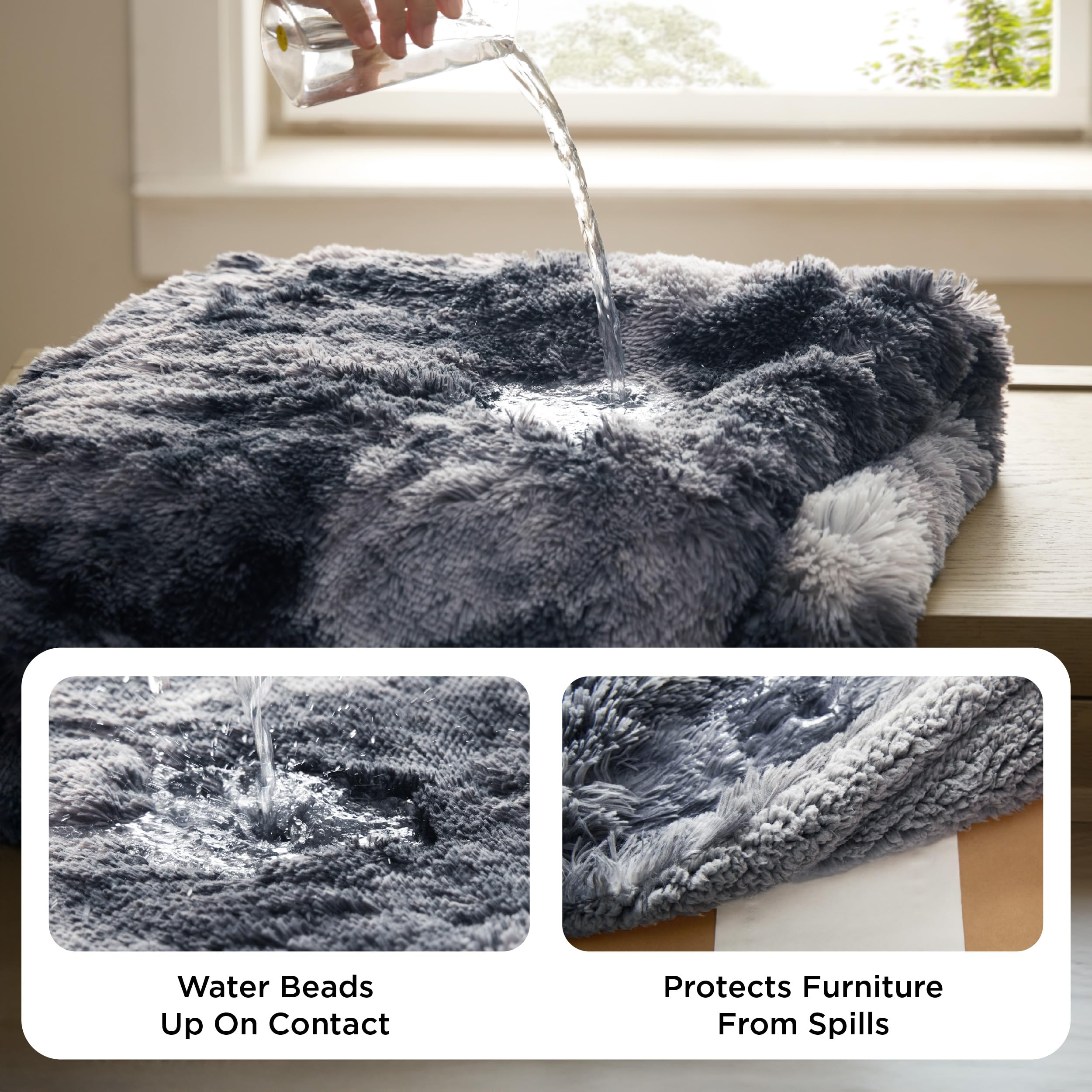 Bedsure coupe montrant membrane TPU étanche pour protection liquide