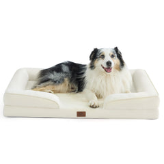 Bedsure lit orthopédique face avant montrant forme et confort